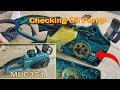 Checking Oil Pump of Electric Chainsaw Makita MUC351 / Fixing oil Pump