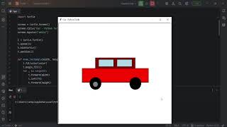 Draw a Car Using Python Turtle 🚗 | Beginner Creative Coding