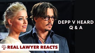 LIVE Depp v Heard Q & A