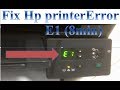 fix hp printer laserjet M125a Error E1