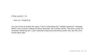 PYTHON : Error: "dictionary update sequence element #0 has length 1; 2 is required" on Django 1.4