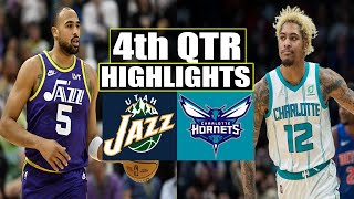 Utah Jazz vs Charlotte Hornets 4th QTR  Feb 22, 2024 Highlights | NBA Season