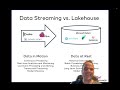 Data Streaming vs. Lakehouse