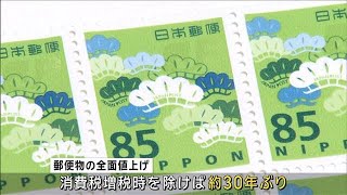 日本郵便　約30年ぶり値上げ　新しい切手、はがきなど公開(2024年6月13日)