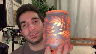 Scentsy Unbe-leaf-able Warmer (with Colored Bulbs)