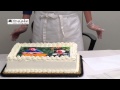 How to apply an edible cake topper & create the ultimate special occasion cake! How to apply an edible cake topper & create the ultimate special occasion cake!