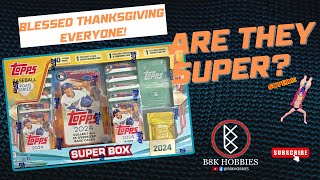 🙏THANKFUL FOR ALL OF YOU! 2024 TOPPS BASEBALL UPDATE SUPER BOX! 🦃 #topps #baseball #thanksgiving