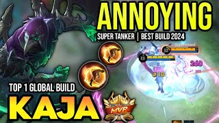 KAJA BEST BUILD 2024 | BUILD TOP 1 GLOBAL KAJA GAMEPLAY | MOBILE LEGENDS✓