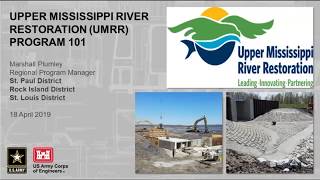 Upper Mississippi River Restoration 101 Webinar