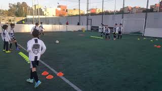 Échauffement avant L'entrainement pour u11