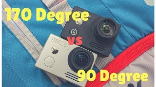 FireFly 8s Native 4K Action Camera: 90 degree  vs 170 Degree version