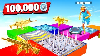 LOOT or DEATH! 100k VBucks Challenge vs My Little Brother!