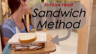 In-Floor HEAT | Sandwich Method | DIY Renovation