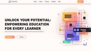 How to Create Educational Website Using HTML \u0026 CSS | Fast Code