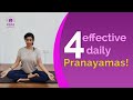 4 Effective Pranayamas to do daily | Yoga from Home |