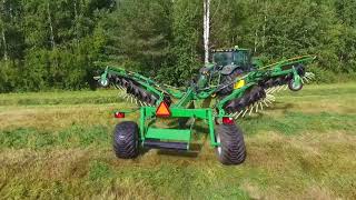 Agronic WRT 900 Trailed Four Rotor Rake