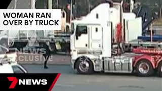 Woman dies after being run over by a truck at Wetherill Park | 7NEWS