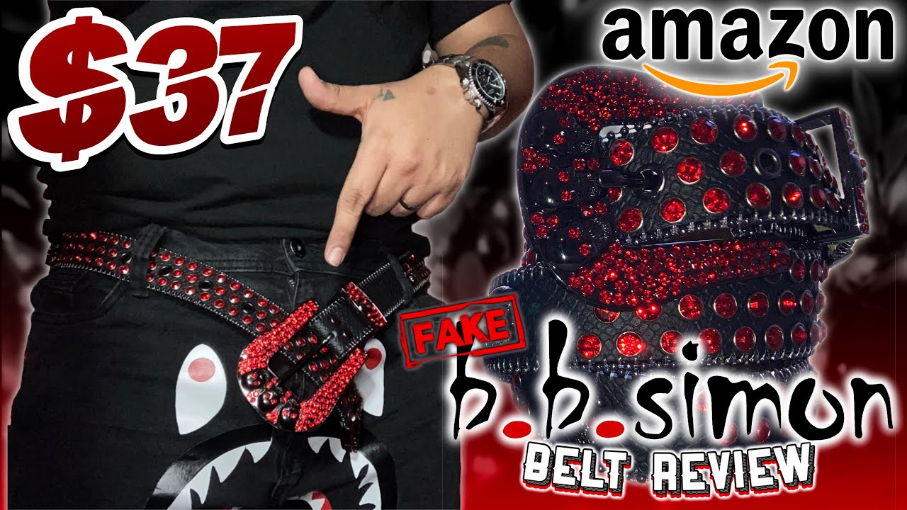 The $37 ‘BB Simon’ Belt 👹 Amazon B.b. Simon Skull Replica Unboxing/Try ...