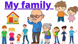 Family members name | learn family members with name| learn about family |my family |relation name