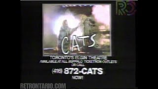 Cats at Toronto's Elgin Theatre (1985)