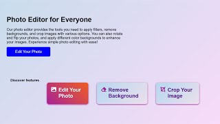 Image Editor Website – Project Review | HTML, CSS, JavaScript