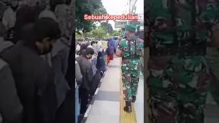 kepedulian TNI kepada masyarakat #viral #trending #tni #wonosobo #shorts