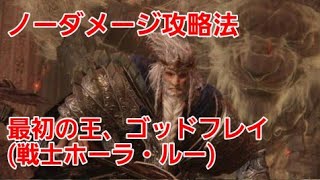 【エルデンリング ノーダメージ攻略】最初の王、ゴッドフレイ(戦士、ホーラ・ルー) |〈No Damage〉Godfrey, the First Elden Lord BOSS【ELDEN RING】