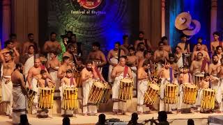 Panchari Melam | Biggest Chenda Melam stage show outside Kerala | Sopanam Vadhyasamgamam | Bahrain