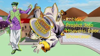 Roblox Project Jojo Heavens Door Showcase Videos 9tubetv - roblox project jojo white album