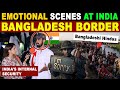 EMOTIONAL SCENES AT INDIA BANGLADESH BORDER | BANGLADESHI HINDUS BEG BSF TO LET THEM ENTER