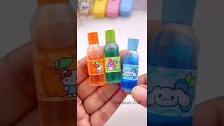 DIY miniature juice bottle #shots #miniature #miniaturecrafts #miniatureworld #c