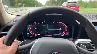 Bmw G20 330i 258KM (0-200km/h) acceleration and Sound