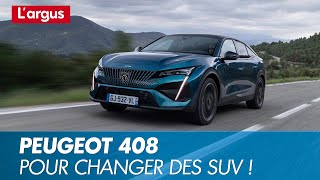 Essai Peugeot 408 (2023) : cinq choses à savoir sur la familiale mi-SUV mi-coupé !