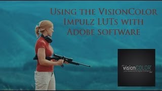 Using VisionColor Impulz film emulation LUTs with Adobe software!