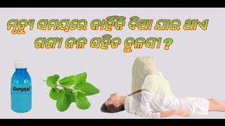 ମୃତ୍ୟୁ ସମୟରେ କାହିଁକି ଦିଆଯାଇ ଥାଏ ଗଙ୍ଗାଜଳ ସହିତ ତୁଳସୀ ପତ୍ର ?