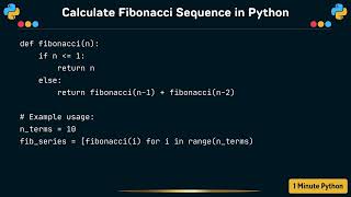 How to calculate Fibonacci Sequence in Python