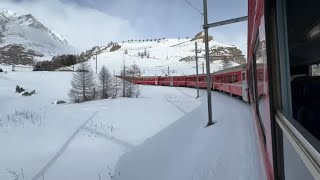 Experience the Magic of the Bernina Express A Snowy Train Adventure Across Italy \u0026 Switzerland