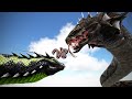 Jormungandr (The World Serpent) vs. Nagini | ARK #Short Fight 🦎