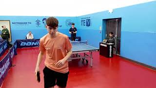 TopSpin Nottingham Junior 2* - 28 12 24 - Toby Harwood v Joseph Ilia