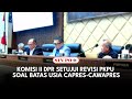 Komisi II DPR Setujui Revisi PKPU Soal Batas Usia Capres-Cawapres