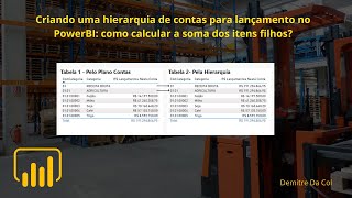 Hierarquias no #PowerBI: como carregar os valores lançados nos itens filho para os itens pai