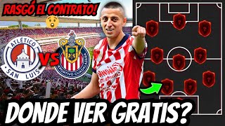 🔴😲¡SE FUE SIN AVISAR! ¡CHIVAS CONFIRMA UN ATAQUE FULMINANTE CONTRA SAN LUIS! J9 EN LA LIGA MX.