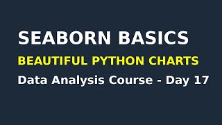 Seaborn Basics for Data Visualization | Python Tutorial (Day 17)