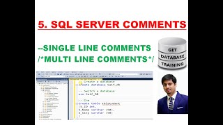 How to write Comments in an SQL Server Script File