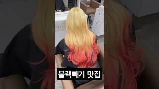 홍대 블랙빼기 맛집 클라스 ㄷㄷ Korea's famous hair salon