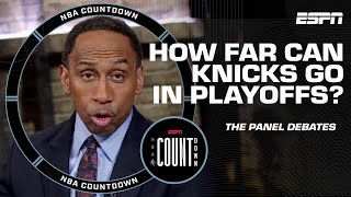 Stephen A. says Knicks are going to conference finals* (if healthy) | NBA Countdown