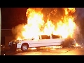 Mr. McMahon's stages his own demise in a limousine explosion