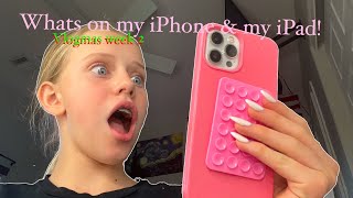 What’s on my iPhone and iPad!!*2024* Vlogmas week 2!!!🎄🎅#vlogmas #whatsonmyphone #whatsonmyipad