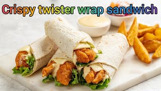 Crispy twister wrap, twister meal recipes, chicken strips wrapped,