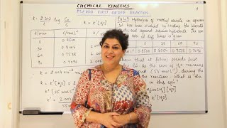 Pseudo First Order Reactions - Chemical Kinetics #11